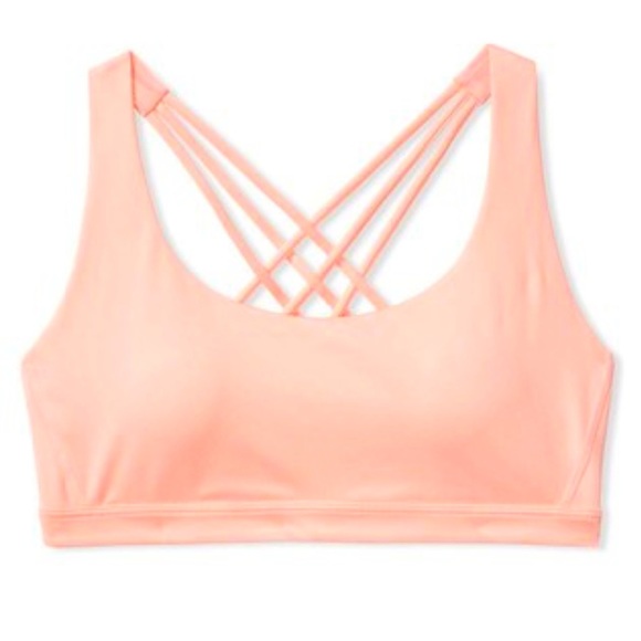 Victoria's Secret Other - NWT Victoria’s Secret sports bra Apricot peach 🍑 SZ M